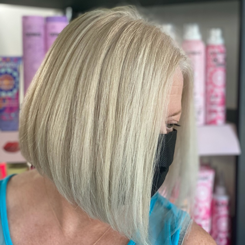 Influence Salon - owner Wendy Belanger cut today